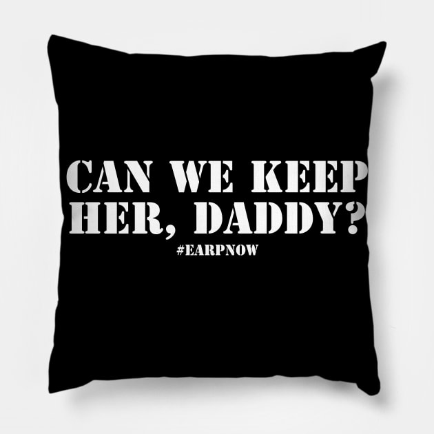 Can we keep her, Daddy? Wynonna Earp Pillow by SurfinAly Design 