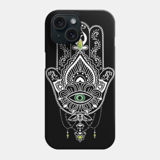 Hamsa Hand- protection against Evil Eye Phone Case