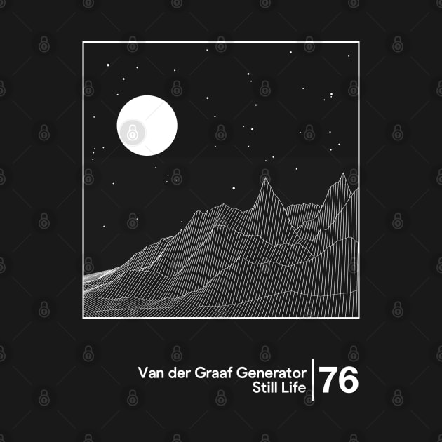 Van der Graaf Generator / Minimal Style Graphic Artwork Design by saudade