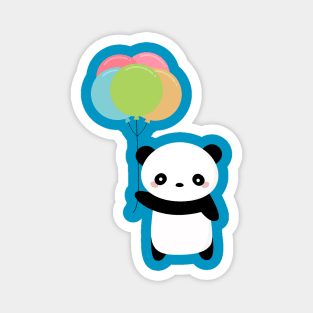 Cute Panda T-Shirt Magnet