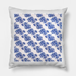 Blue Mosaic Pillow