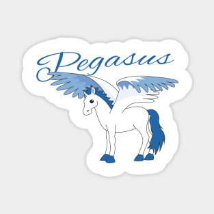 Pegasus With Title Magnet