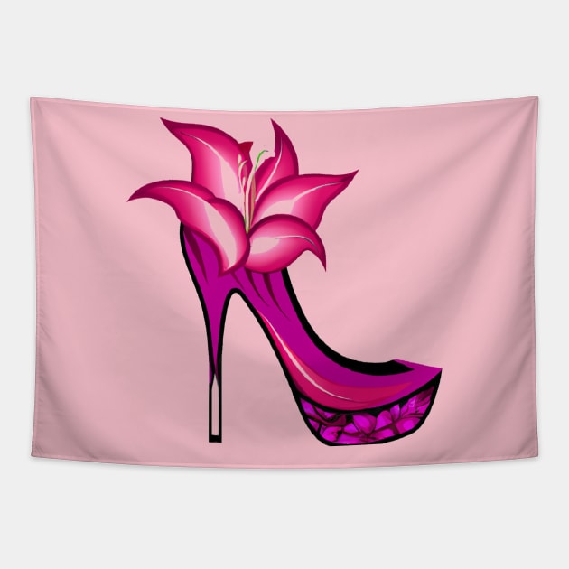 High heels Tapestry by Designs and Dreams