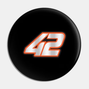 Racing Number 42 Pin