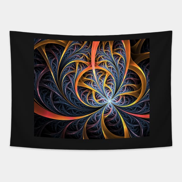 Colors harmonic drawing Tapestry by daghlashassan