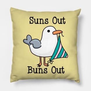 Suns Out Buns Out Pillow