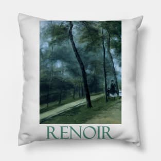 A Walk in the Woods by Pierre-Auguste Renoir Pillow