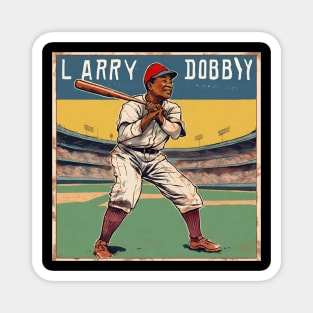 Vintage American Baseball Player Baseball Dad Playing in the Team Magnet