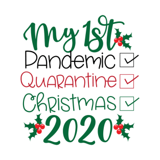 Merry Quaratine Christmas 2020 T-Shirt, Funny Toilet Tissues Xmas Retro Gift Top T-Shirt