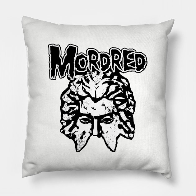 Mordred (Alt Print) Pillow by Miskatonic Designs