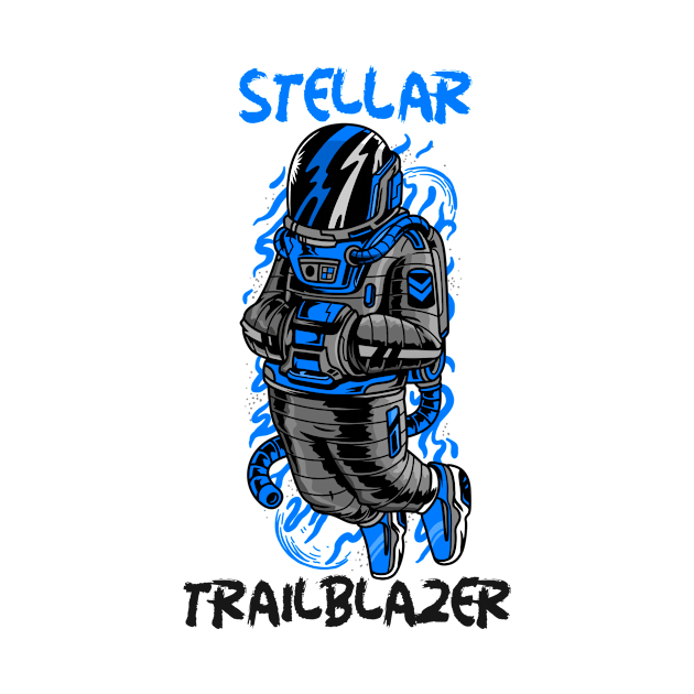 Stellar Trailblazer Astronaut by ApparelJunkie