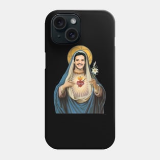 Pedro Pascal sacred heart Phone Case