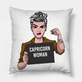 Capricorn Woman Pillow