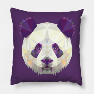 Fractal Panda Bear Pillow