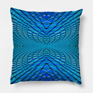 Mirrored steel glass grid ceiling Pillow