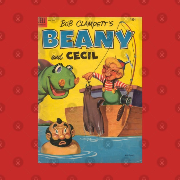 Vintage Authentic Beany and Cecil Dell Cover by offsetvinylfilm