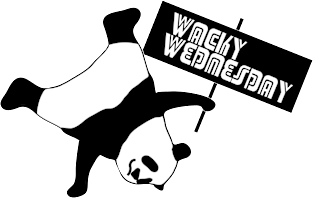 Panda's Wacky Wednesday Magnet