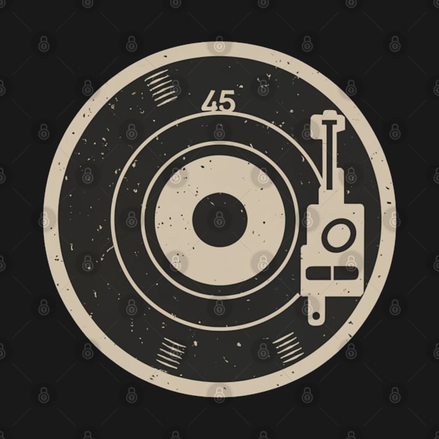 45 Record Adapter (Distressed) by Aldrvnd