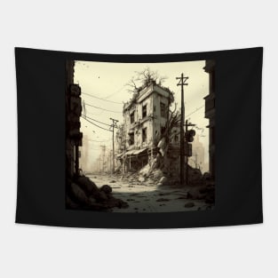 Post apocalyptic Design The last of us style Tapestry