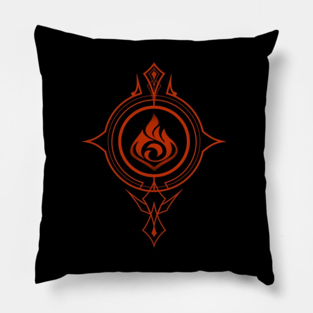 Pyro Element Pillow by ZuleYang22