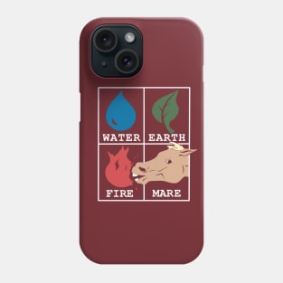 Water, Earth, Fire, Mare (Full Color) Phone Case