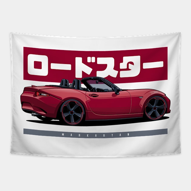 Roadster Tapestry by Markaryan