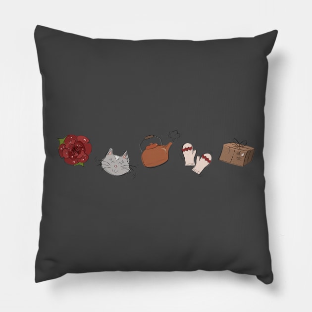 My Favorite Things Pillow by sixhours