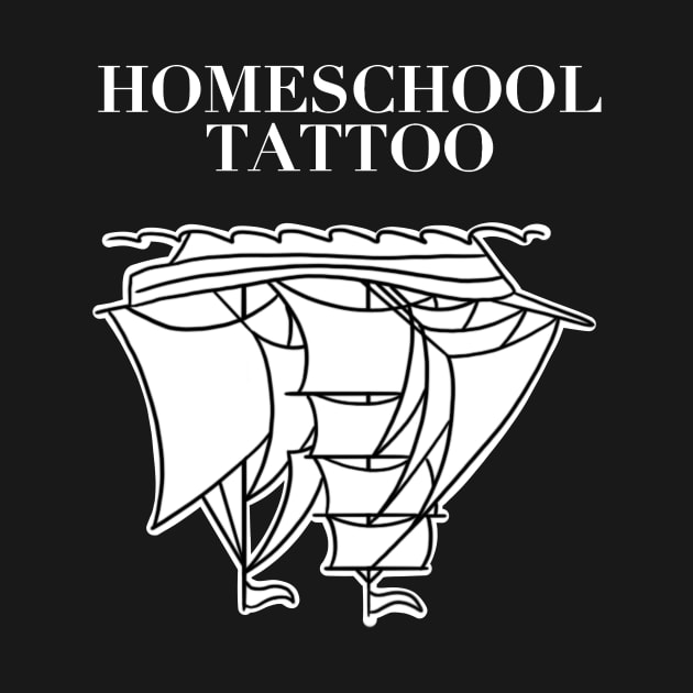 HomeSchoolTattoo Ship (upside down) by HomeSchoolTattoo