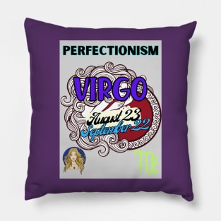 Astrology signs Virgo symbols Pillow