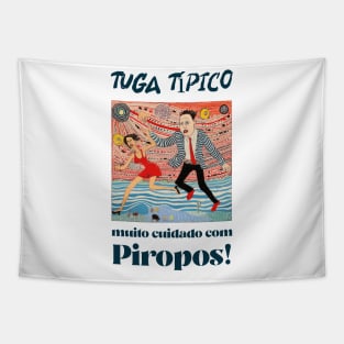 tuga tipico em apuros, humor portugues v2 Tapestry