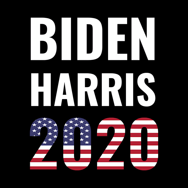 Biden Harris 2020 Election Vote for American President by WPKs Design & Co