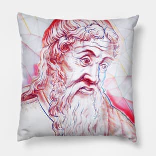 Strabo Portrait | Strabo Artwork | Line Art Pillow