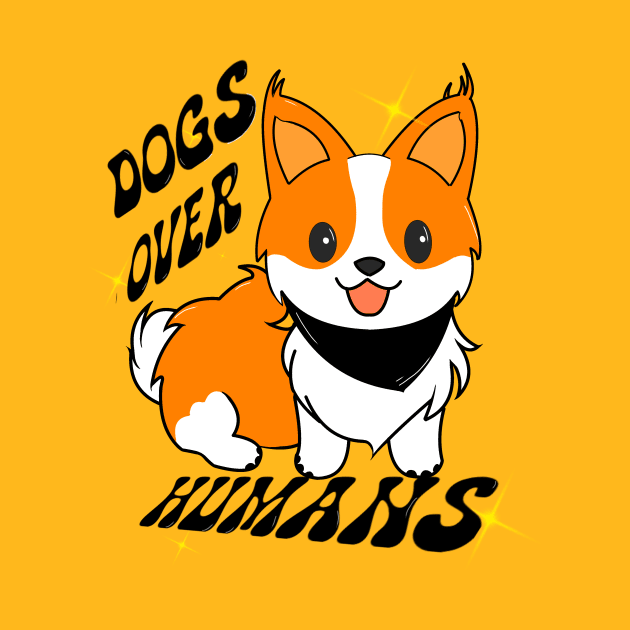 Dogs over humans by KateSleeps