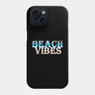 Beach Vibes Word Design Phone Case