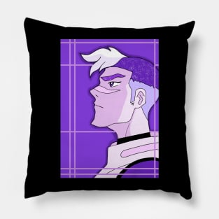 Shiro in Purple Pillow