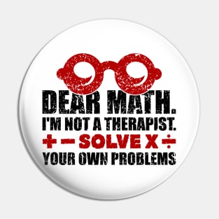 Dear-math Pin