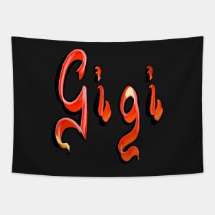 Top 10 best personalised gifts 2022  - Gigi- name with pattern Tapestry