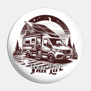 Van Life - On the road Pin