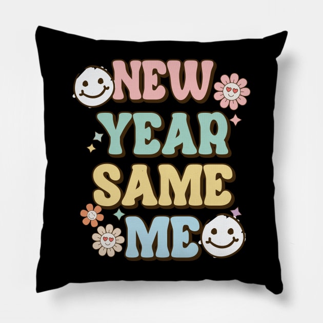 New Year Same me Pillow by MZeeDesigns