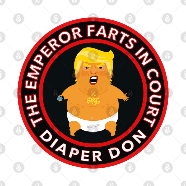 odor in the court - trump farts in court by Tainted