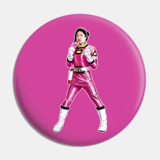 Pink Turbo Power Ranger Pin