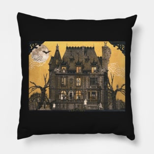 Moribund Manor - Haunted House Pillow