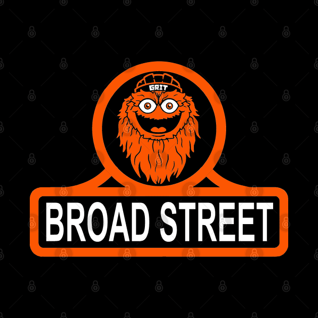 Gritty, Broad Street Bullies, Philadelphia Flyers by FanSwagUnltd