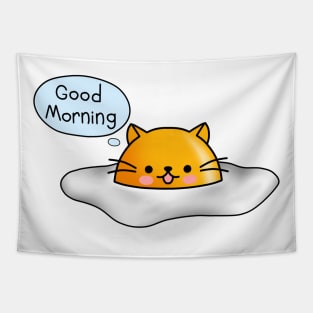 Kitty Breakfast Tapestry