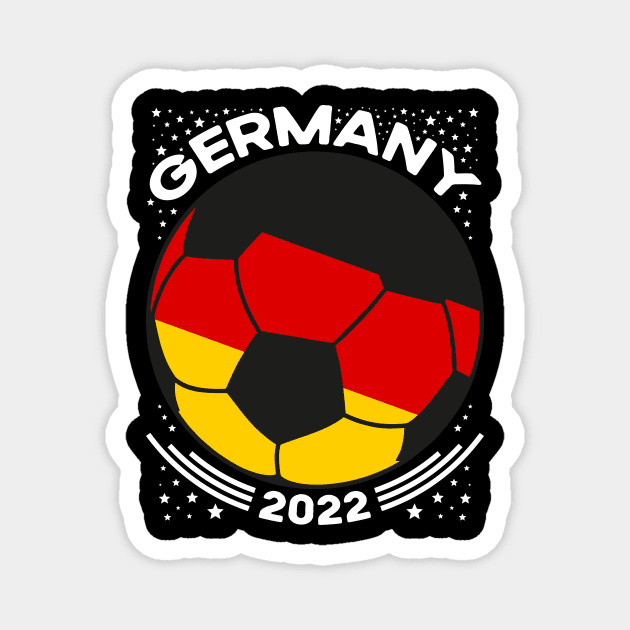 Germany Flag Soccer Football Team Magnet by mcoshop