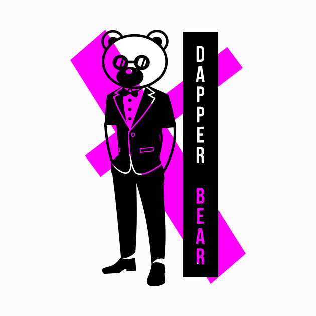 Dapper Bear by Johnitees