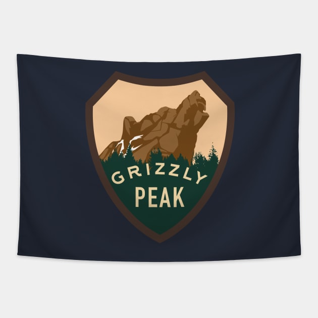 Grizzly Peak Tapestry by parkhopperapparel