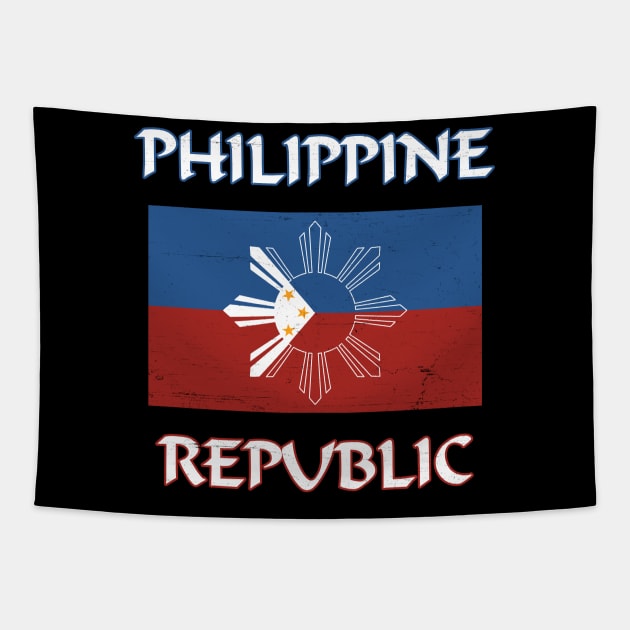 Philippine Republic Tapestry by NicGrayTees