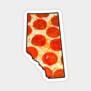 Alberta Canada Pepperoni Pizza Magnet