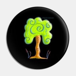 Beautiful tree from the Roots Collection Pin